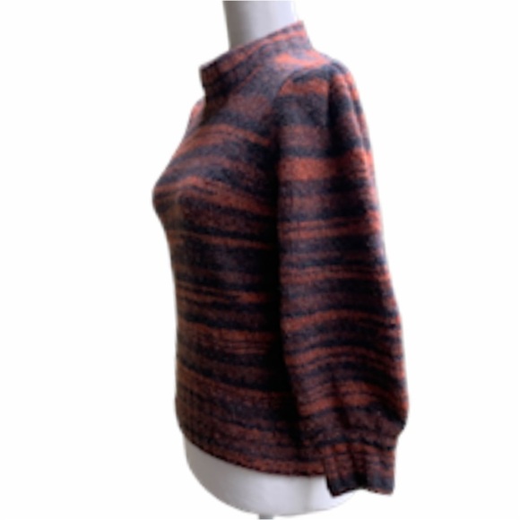 Veronica Beard Lumina Sweater XS Stripes Merino Wool  Cozy - Picture 7 of 13